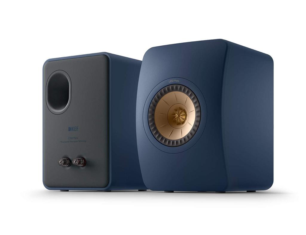 KEF LS50 Meta Hi-Fi Оснащен 12-м поколением драйвера - Акустическая система/Синий/MAT Uni-Q