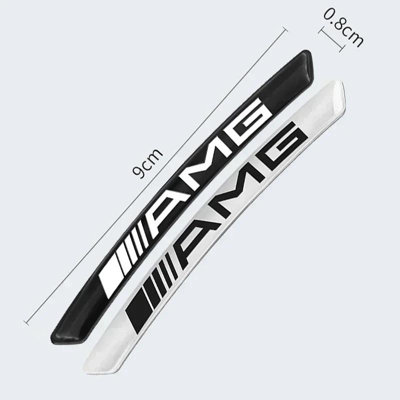 Car For Mercedes-Benz AMG 4Pcs Car Wheel Badge Sticker Emblem Decoration for Mercedes benz W124 W205 W211 W203 W204 W168 CLA CLK GT1