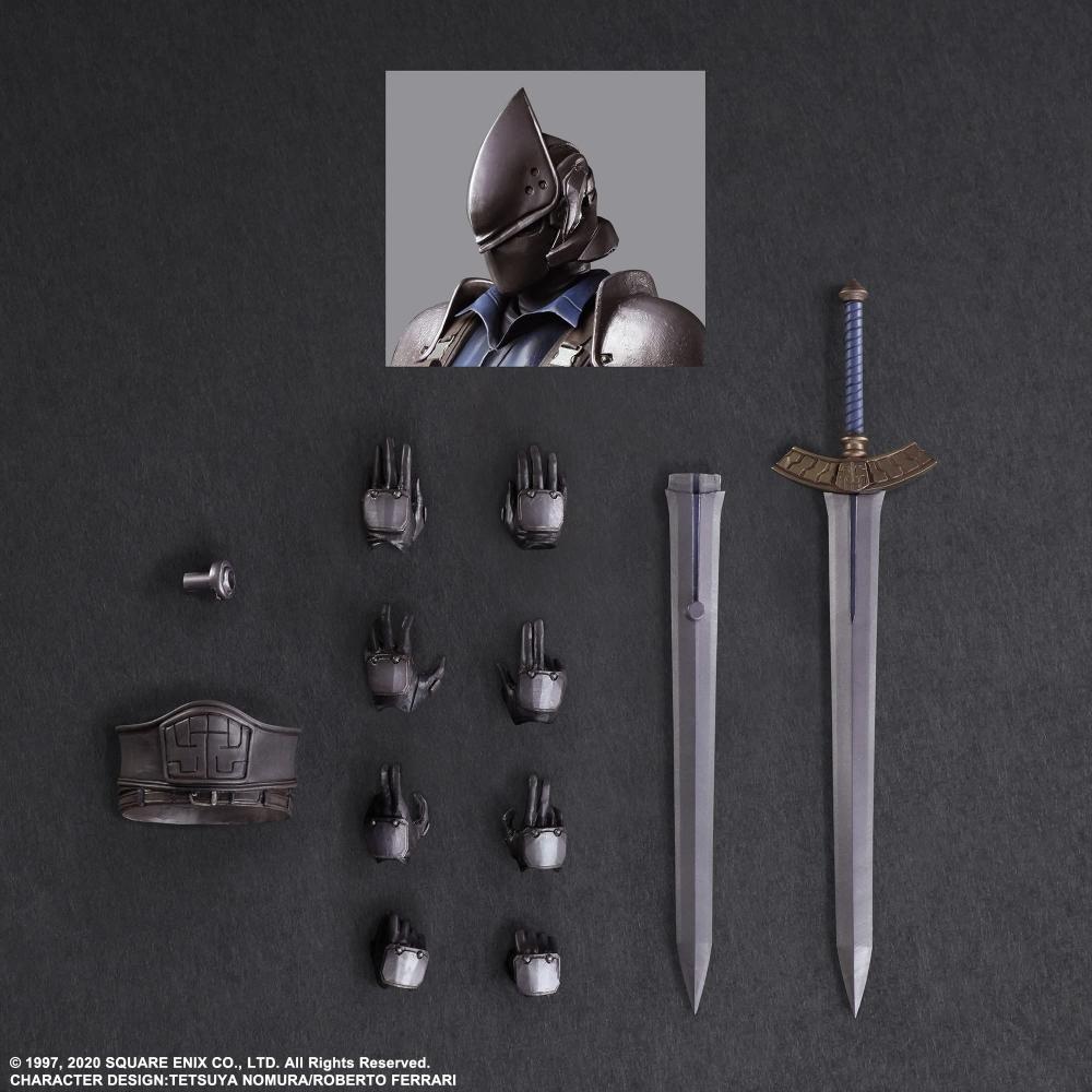 Final Fantasy VII Remake PLAY ARTS Kai Roche & Bike SET ПВХ окрашенная подвижная фигурка