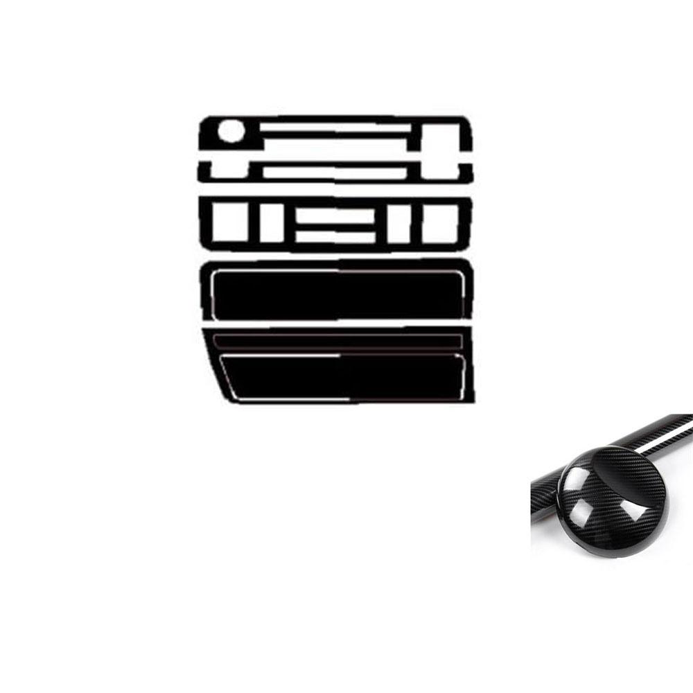 Глянцевая отделка под карбон для интерьера автомобиля для BMW-3 серии E46 1998-2005