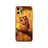 Чехол для телефона Animal Owl для iPhone 5 5s 2020se 6 6s 7 8 plus x 10 XR XS 11 12 13 mini pro MAX черная задняя крышка из ТПУ