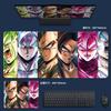 Animation Non-slip Pad Game E-sports Special Table Mat Oversized Dragon Ball Computer Keyboard Pad Son Goku  Leather Mouse Pad
