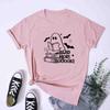 Read More Booooks TShirt Spooky Ghost Reading Book Graphic Tee Funny Halloween Librian Teacher Fall Gift Shirt