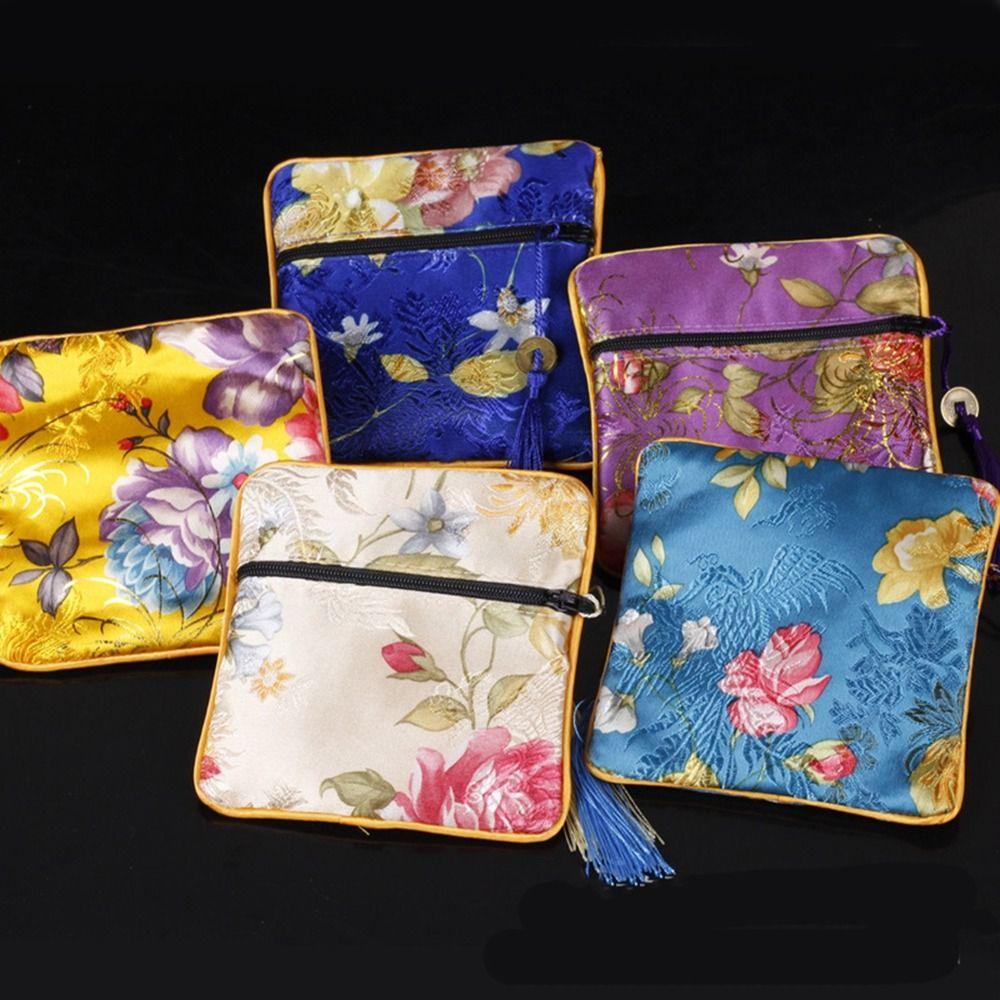 Cloth Cloth Wallet Tassel Chinese Style Coin Pouch Exquisite Embroidery Coin Pouch Ladies