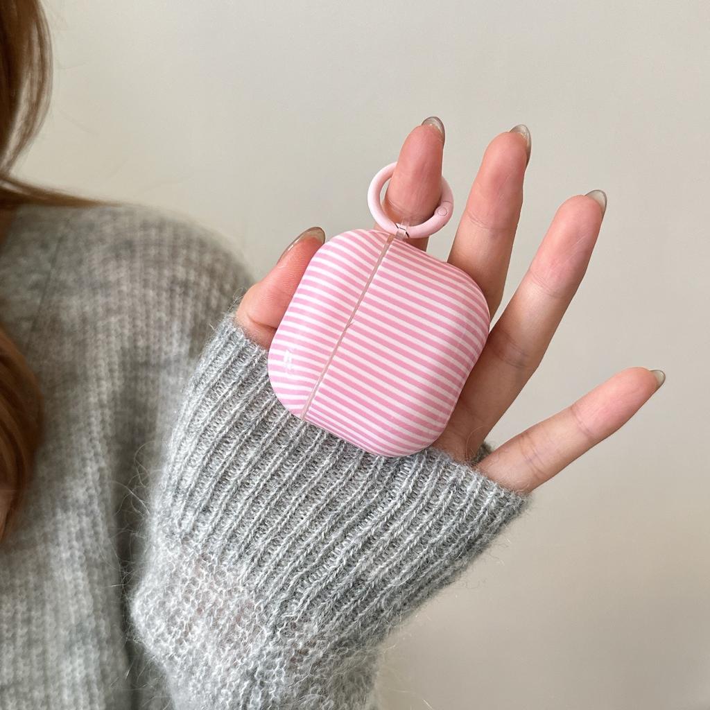 Simple girl pink line for AirPods pro1 bluetooth headset cover 1/1 generation soft case protection 1 generation/1 Korea