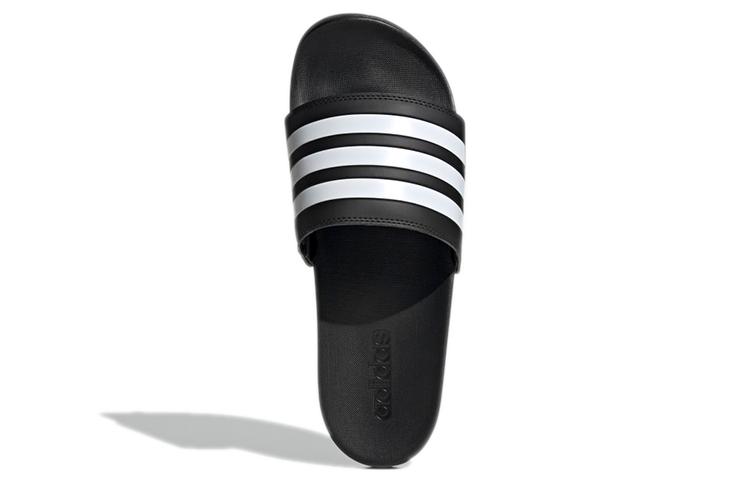Шлепанцы Adilette Adidas Comfort 'Черный Белый' GZ5891