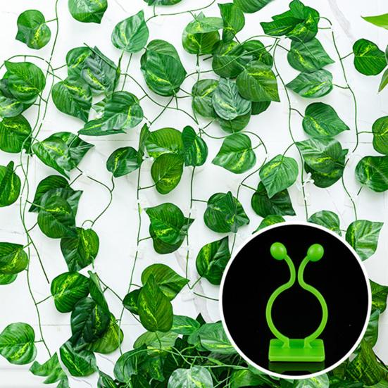 10 шт./компл., зажим для растений, бесплатная гибкая стена для скалолазания, фиксатор зеленых растений, крючок для виноградной лозы для сада