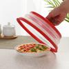 Microwave Splatter Cover Dust-proof Flexible TPR Stylish Visible Design Microwave Splatter Cover Kitchen Tool
