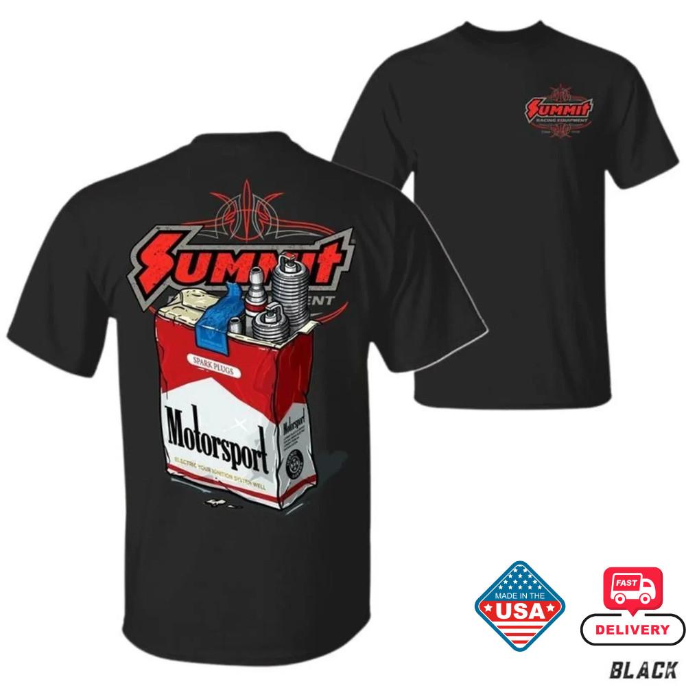 Summit Racing Motorsport Shirt Car Love Fan Gifts Two Sides Classic T-Shirt New Unisex T-Shirt