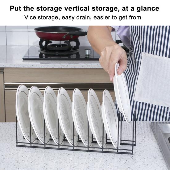 Многофункциональная кухонная полка для посуды из нержавеющей стали, тарелка с крышкой, чаша, держатель для слива, кастрюли для ужина, разделочная доска
