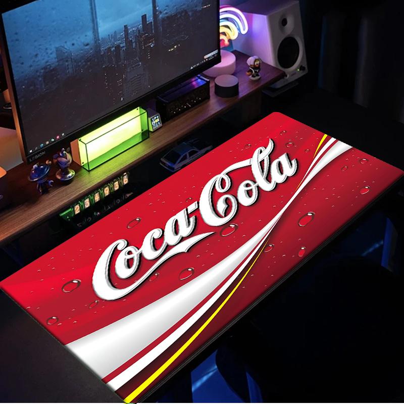 Коврик для мыши Cola Classic, резиновая основа, коврик для игрового стола, коврик для мыши для геймеров и офиса, игровой стол, легко моющийся коврик