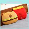 Capybara Hamburger Plush Toy Adorable Cartoon Girls Bedtime Pal Gift Birthday