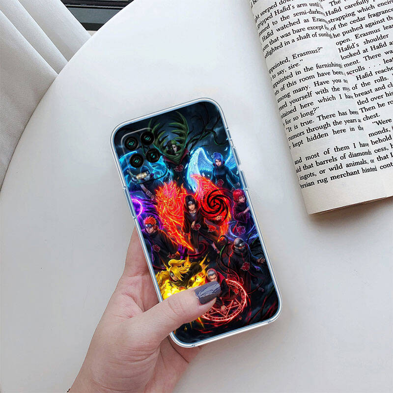 MH96 Чехол Naruto Akatsuki для Motorola E7 G6 G7 G8 G9 Plus Power Play G10 G20 G04 E30 E40 E22 E20 E13 E15 G22 G23 G05 G75 G35 G55