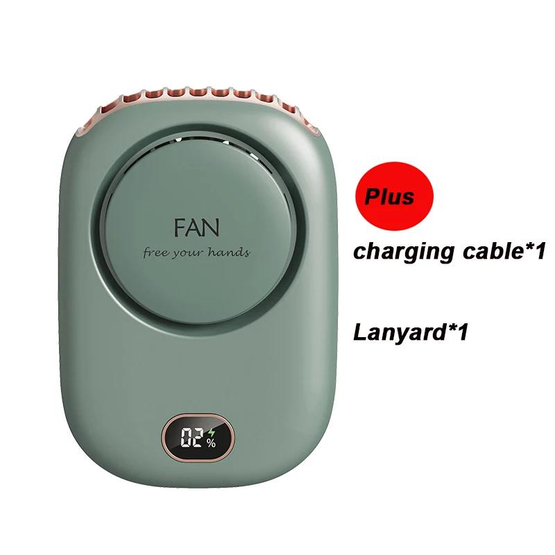 New Mini Portable Fan Portable Rechargeable Bladeless Turbo Ultra Quiet Student Hand Held Fan Outdoor Sports Travel Camping Gear