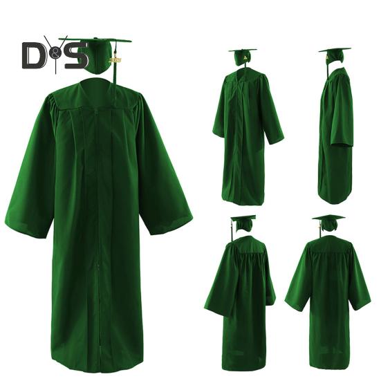 Выпускной мантии, шапочка с кисточками, комплект для выпускного 2025 года, костюм для переодевания, академическое платье унисекс для старшей школы и университета
