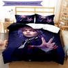 3pcs Wednesday1 Design Cover Set - HD Printed Bedding with 1 Cover and 2 Pillowcases - Perfect for Home and Dorm Decor