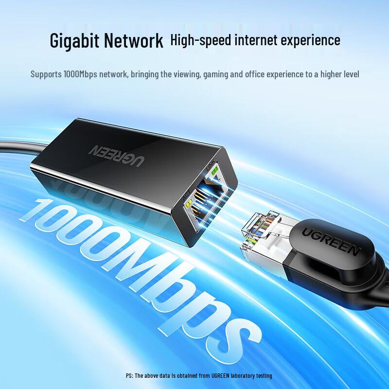Ugreen USB 3.0 Gigabit Ethernet RJ45 Адаптер (Китайская версия)