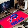 Bills Mouse Pad, Large Gaming Desk Mat, Non-slip XXL Mousepad for Laptop & Tablet, Mini PC Playmat with Stitched Edges