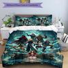 3pcs Duvet Cover Set (1*Duvet Cover + 2*Pillowcase, Without Core), Final Fantasy Print Bedding Set, Bedroom Decor, All‑Season, Birthday Gift