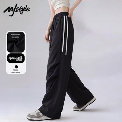 Женские летние легкие брюки-карго из парашютной ткани в стиле MJ