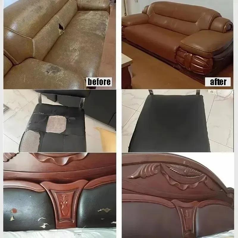 Self Adhesive Leather 300x50cm Indoor Renovation Wear-resistant High-viscosity Artificial Leather Repair Patch for Chair Sofa
