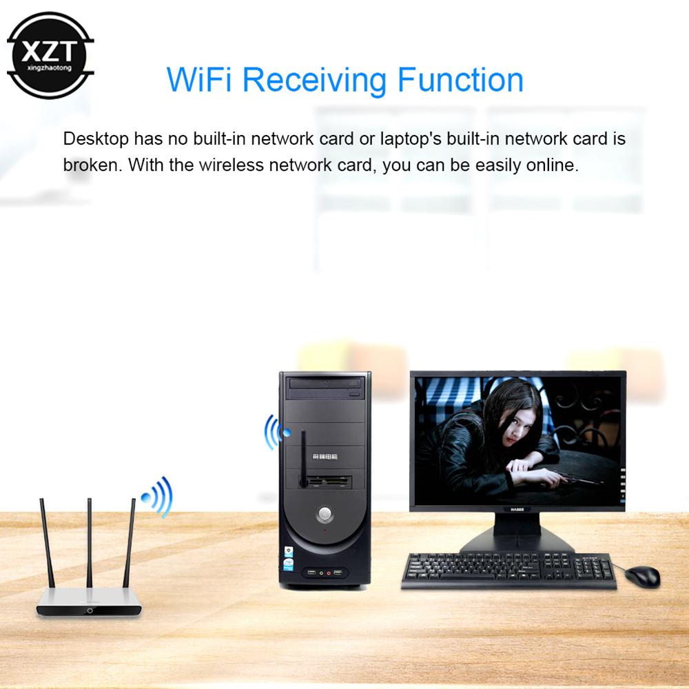 150 Мбит/с RTL818 MTK7601 Беспроводная сетевая карта Мини USB WiFi Адаптер LAN Wi-Fi Приемник Донгл Антенна 802.11 b/g/n для ПК Windows