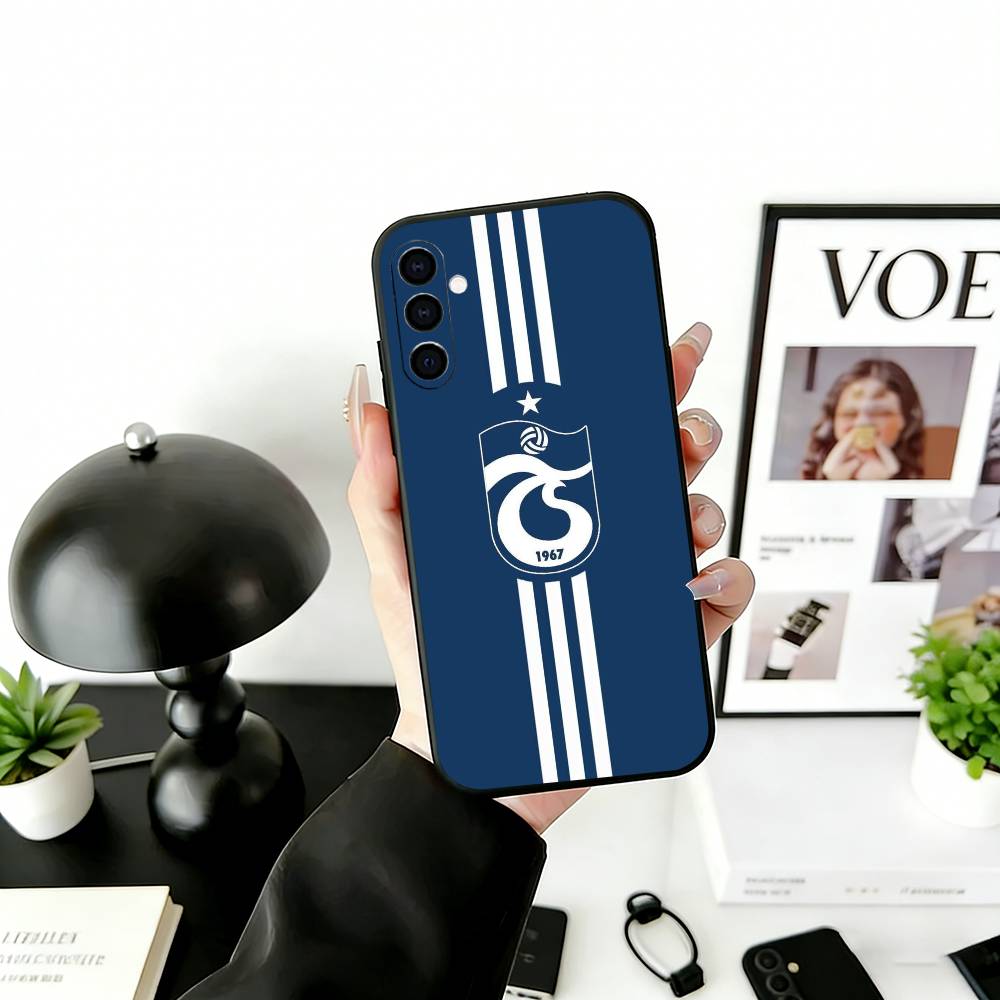 Чехол для телефона T-Trabzonspor Черный Силиконовый Мягкий Для Samsung Galaxy A73,A72,A71,A70,A53,A52,A51