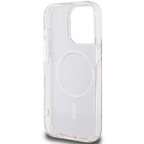 Guess Guhmp15Lhgcustgw iPhone 15 Pro 6.1 Коричневый/Brown Жесткий чехол Iml Gcube Magsafe