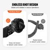 VEVOR Soft Shackle Synthetic Recovery Rope 2PCS 1.3x56 cm 20 Ton Break Strength