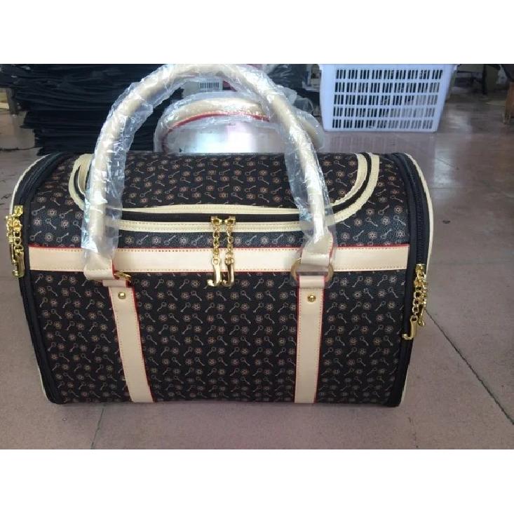 Luxury Pet Carrier Car Dog Bag Multi-functional Transport Outdoor Pet Shoulder Sling Foldable Puppy Travel Handbag Dog Accessory