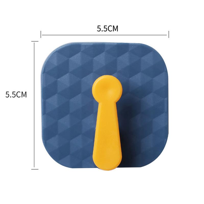 Многофункциональный кухонный бытовой ключ для ванной комнаты крючок для ключей без дырокола, не оставляющий следов, липкий крючок для дома, контрастный цвет, наклейка на крючок для одежды, изящные ювелирные изделия