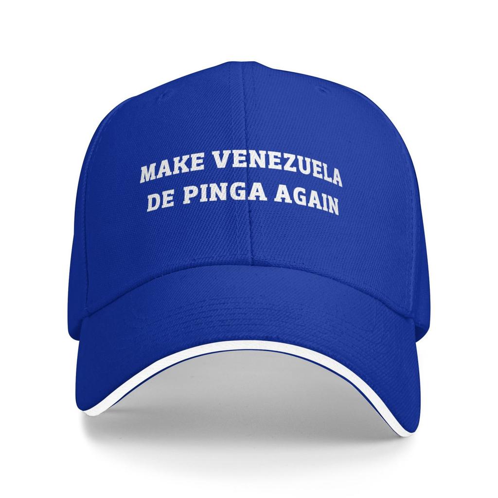 Baseball Cap MAKE VENEZUELA DE PINGA AGAIN Stuff Unisex Casquette Hats Cap Unique Design Daily Summer Gift Snapback Hat