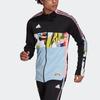 adidas Футбольная куртка с цветными блоками Мужская верхняя одежда Черный H50879