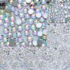 1440pcs White AB DIY Flatback Rhinestones for Nail Art Phone Case Decor Gift