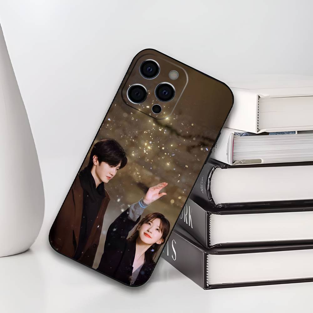 H-Скрытая L-Любовь Дуань Цзясю Сан Чжи Чехол для телефона для iPhone 17,16,15,14,13,12,11 Plus,Pro Max,XS,Мягкий черный чехол