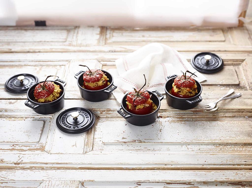 Staub Pico Cocotte круглый черный маленький эмалированный горшок ручной работы японский La Cocotte круглый "Mini 10 см" [Авторизованный продукт] 40500-101