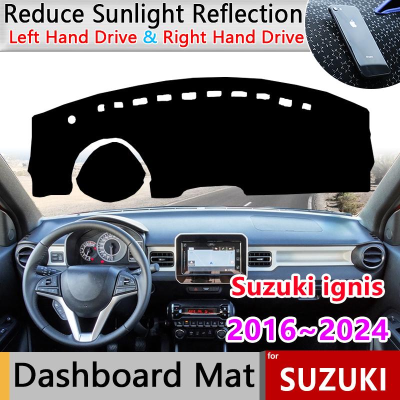 for Suzuki Ignis MF Accessories 2016~ 2024 Car Anti-Slip Mat Dashboard Cover Pad Sunshade Dashmat Carpet Cushion