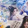 JIAMEI 15pcs Jiangnan Series Kawaii Ancient Style Girl Adhesive Decorative Stickers DIY Scrapbook Aesthetic Stationery Stickers
