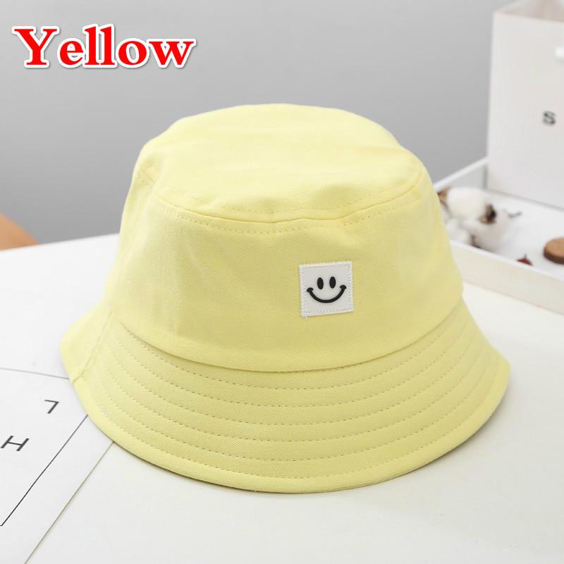 Unisex Foldable Smile Bucket Hat Outdoor Sunscreen Cap Fisherman Hats