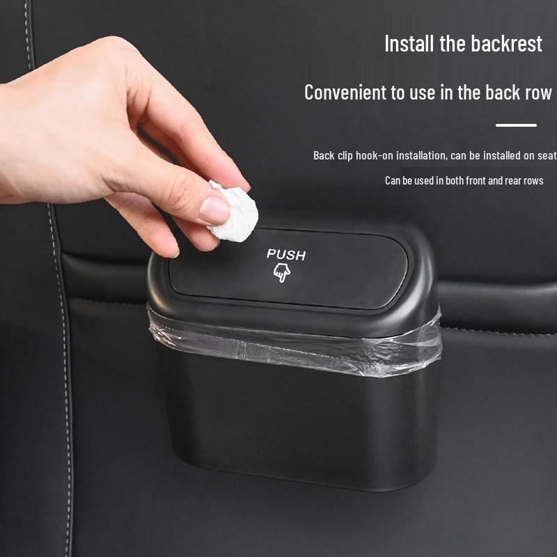 Мусорное ведро для салона автомобиля для двери переднего пассажира – Подвесное ведро для хранения.