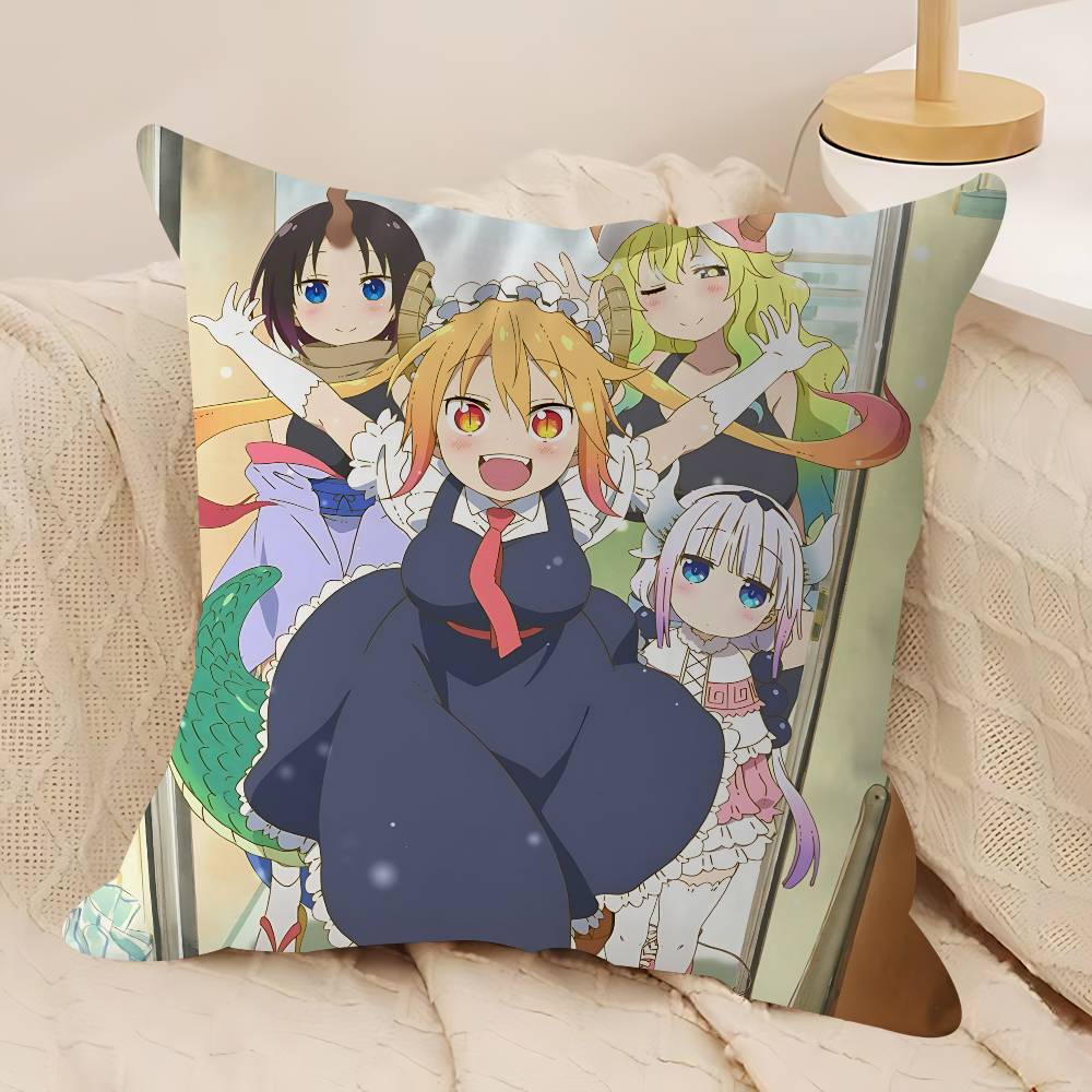 Аниме D-Dragon-Maid Подушка Чехол для подушки Наволочка Гостиная Диван Домашний декор На заказ