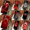 Чехол для телефона с флагом Турции для iPhone 17 Air 13 16 15 11 12 14 Pro Max 13 12 mini 15 16 Plus 16e Чехол Coque