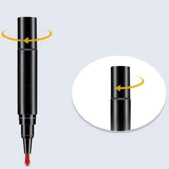 1/6Pcs Nail Polish Pen 3-in-1 Quick Dry Long Lasting High Gloss DIY Manicure Nail Art Natural Nude Women Girls Fingernail Toenail Gel Polish Pen