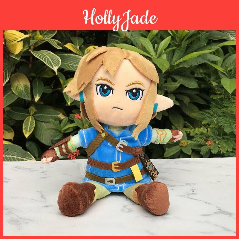 Очаровательная плюшевая кукла Линка из игры The Legend of Zelda Breath Of The Wild 25 см Мягкая игрушка