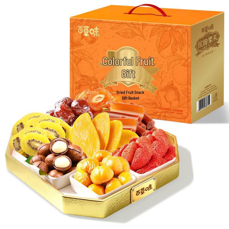 Подарочная коробка с орехами и сухофруктами Baicaowei