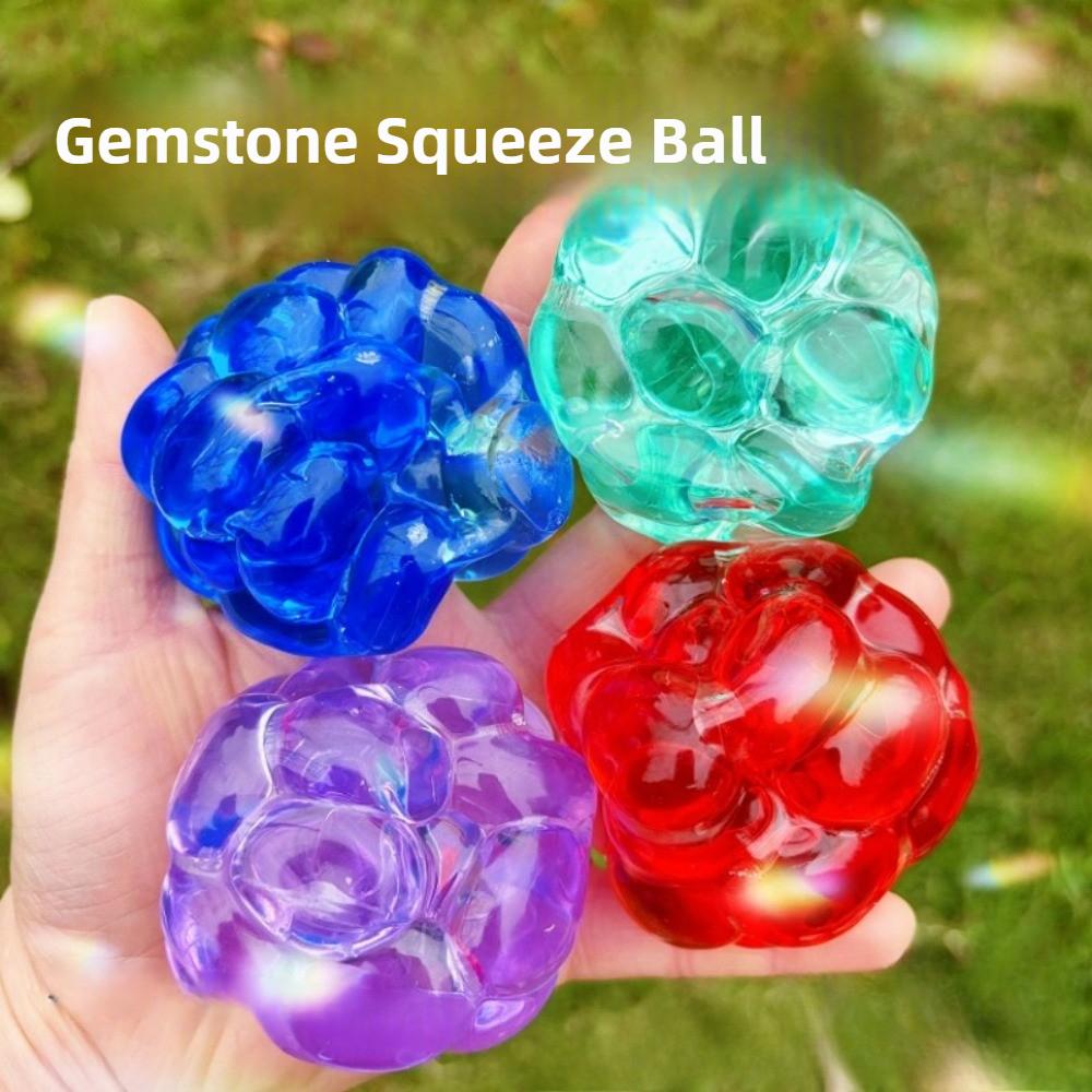 Сквоши Мячик-антистресс с цветным шумом, Хрустящая игрушка для сжатия для снятия тревоги, Формуемая игрушка-непоседа для взрослых детей, Подарок для релаксации