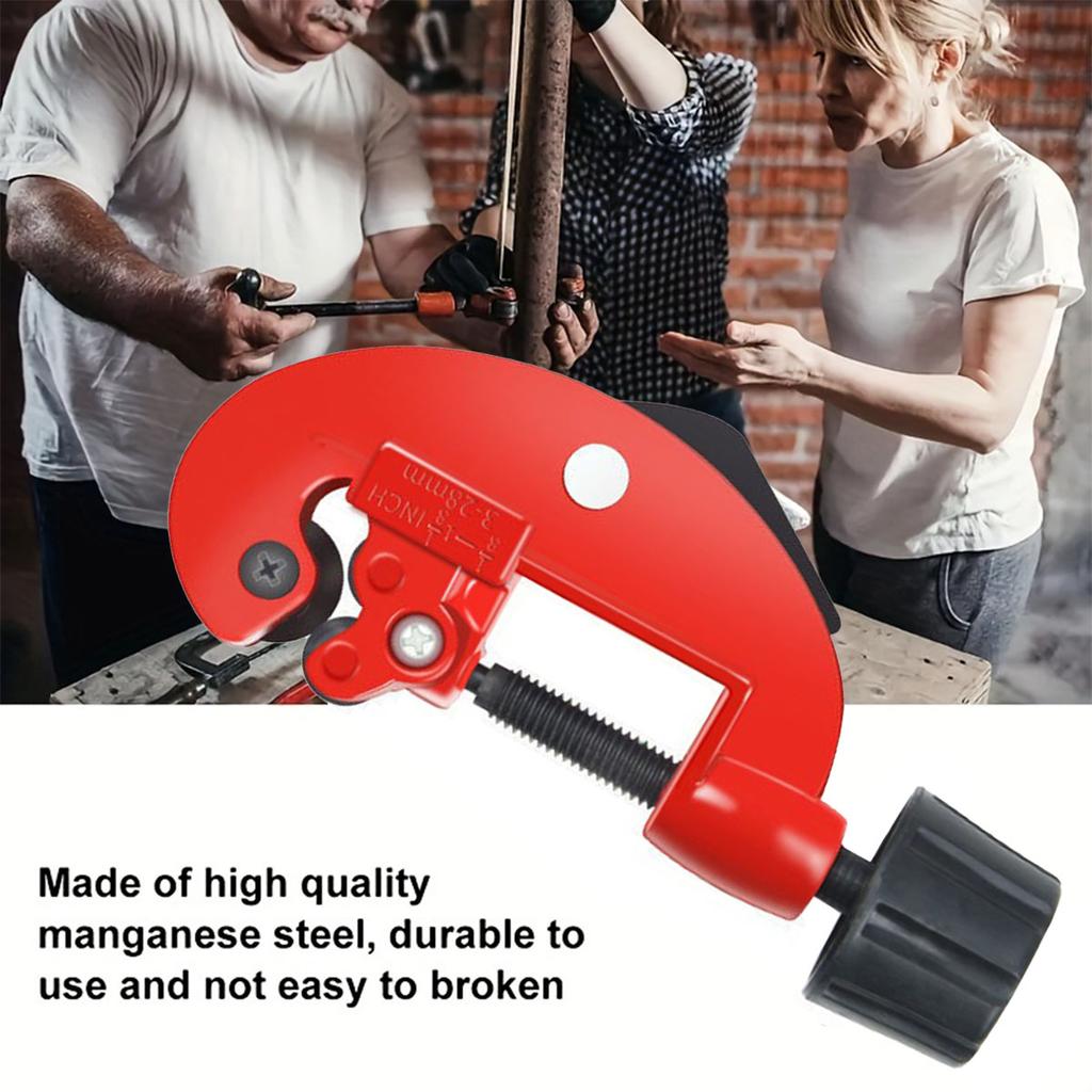 1pc Carbon Steel Tubing Cutter, 1/8" To 1-1/8" Stainless Steel Aluminum Copper Pipe Cutter