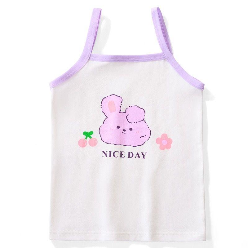 Baby Kids Undershirt Vest Girls Shirts Cartoon Cotton T-shirt Tops Underwear Kids Tanks