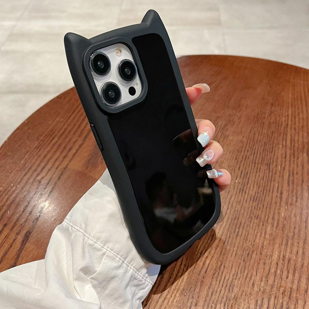 Кошачьи ушки Простые и Продвинутые Подходят для чехла для мобильного телефона Apple 11 Защитный чехол для iPhone15promax 14pro13 12