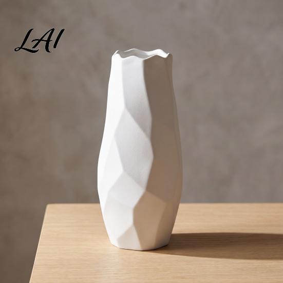 Durable Petg Vase 3D Printed Geometric Vase Modern Minimalist Flower for Home Living Room Nordic Style Ornament Bedroom Decor Artistic Table